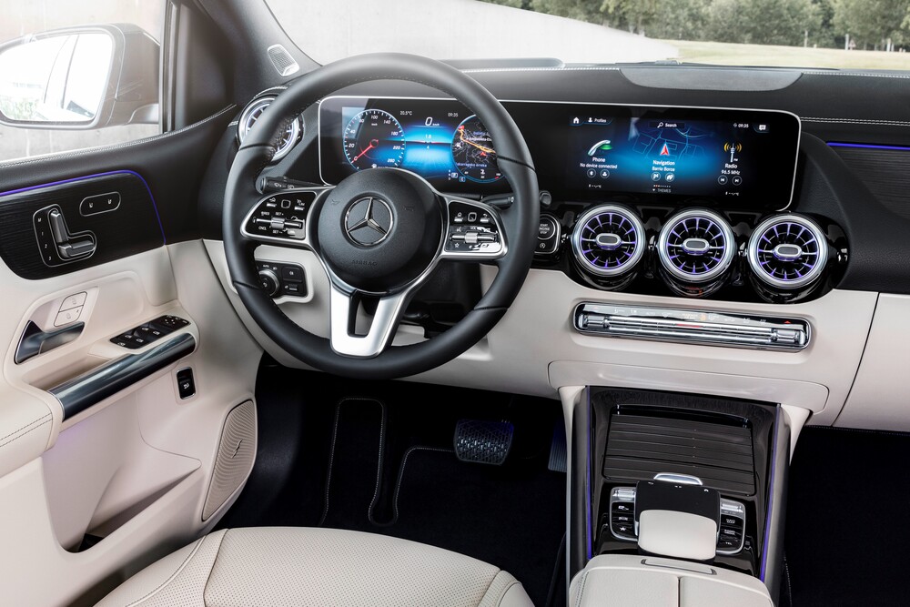 Mercedes-Benz B-Класс W247 (2018) хэтчбек 5 дв интерьер 